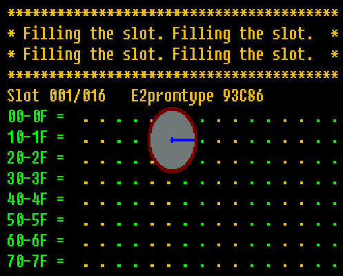 While filling a slot