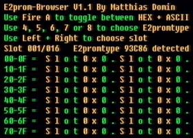 Screen of E2prom-Browser V1.1