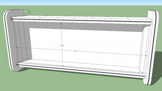 Das originale Design mit Seitenw�nden und T-Molding