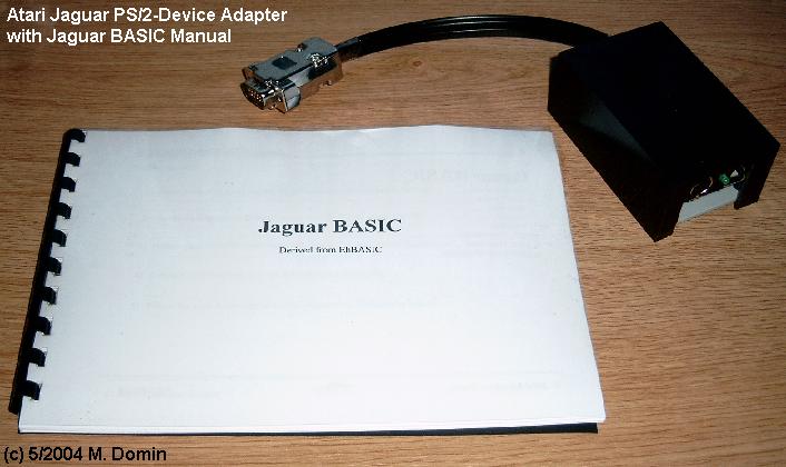 JagBASIC-Handbuch und PS/2-Adapter