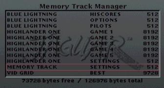 Startscreen of the Atari version